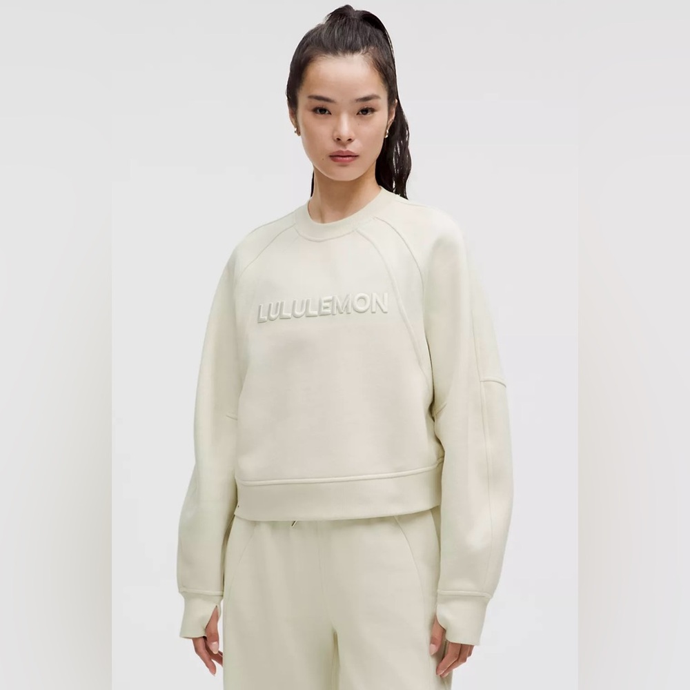 Lululemon Scuba Oversized Sweatshirt XS/S Bone